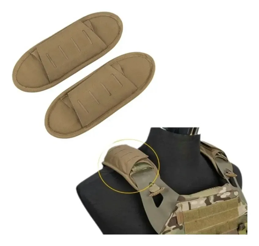 Ombreiras táticas Velstron de 2 peças para coletes táticos, mochilas e viagens