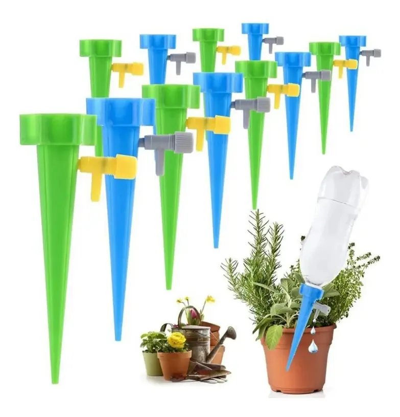Vinte e 12 unidades de sistema automático de irrigação por gotejamento, flores e plantas