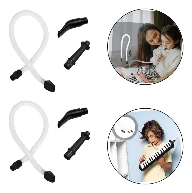 Mangueira de bocal Dexano de 2 peças para instrumentos de substituição Melodica