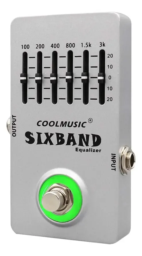 Coolmusic C-eq01 Equalizador Pedal Pedal Pedal Efeitos Bass
