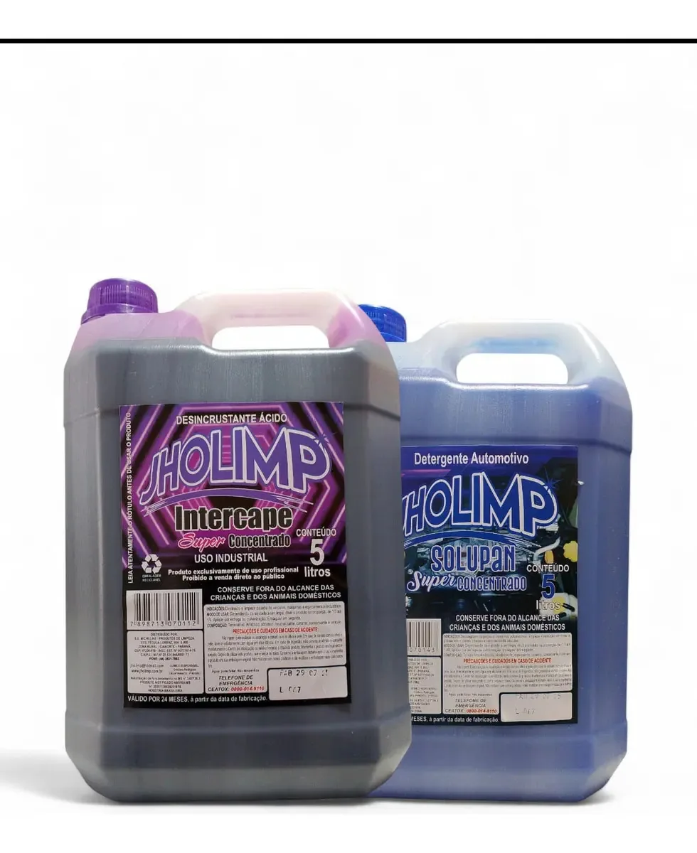 Kit Limpa Bau + Solupan Desengraxante Super Concentrado