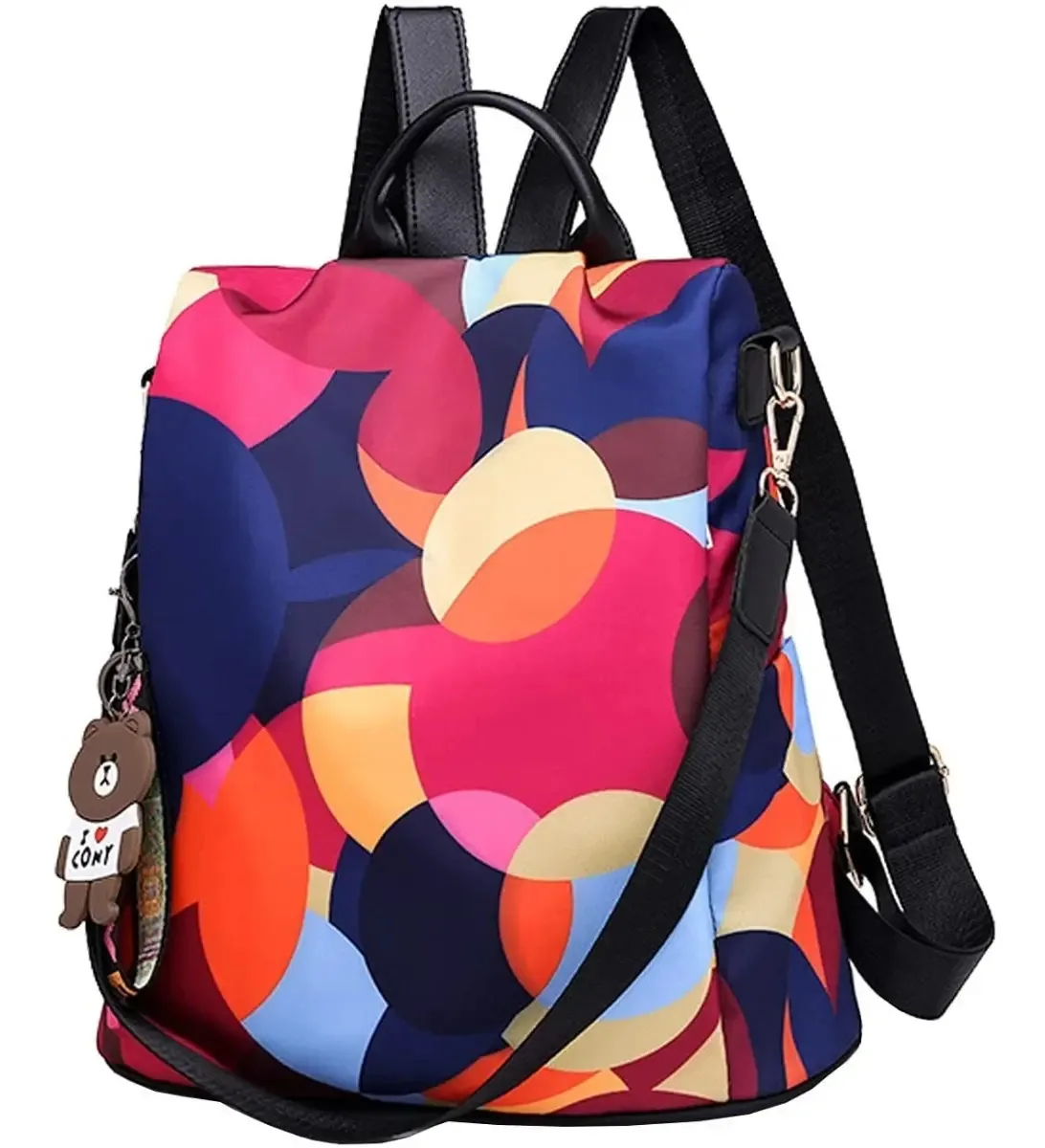 Mochilas anti-roubo para mulheres: mochila moderna, cores, cores