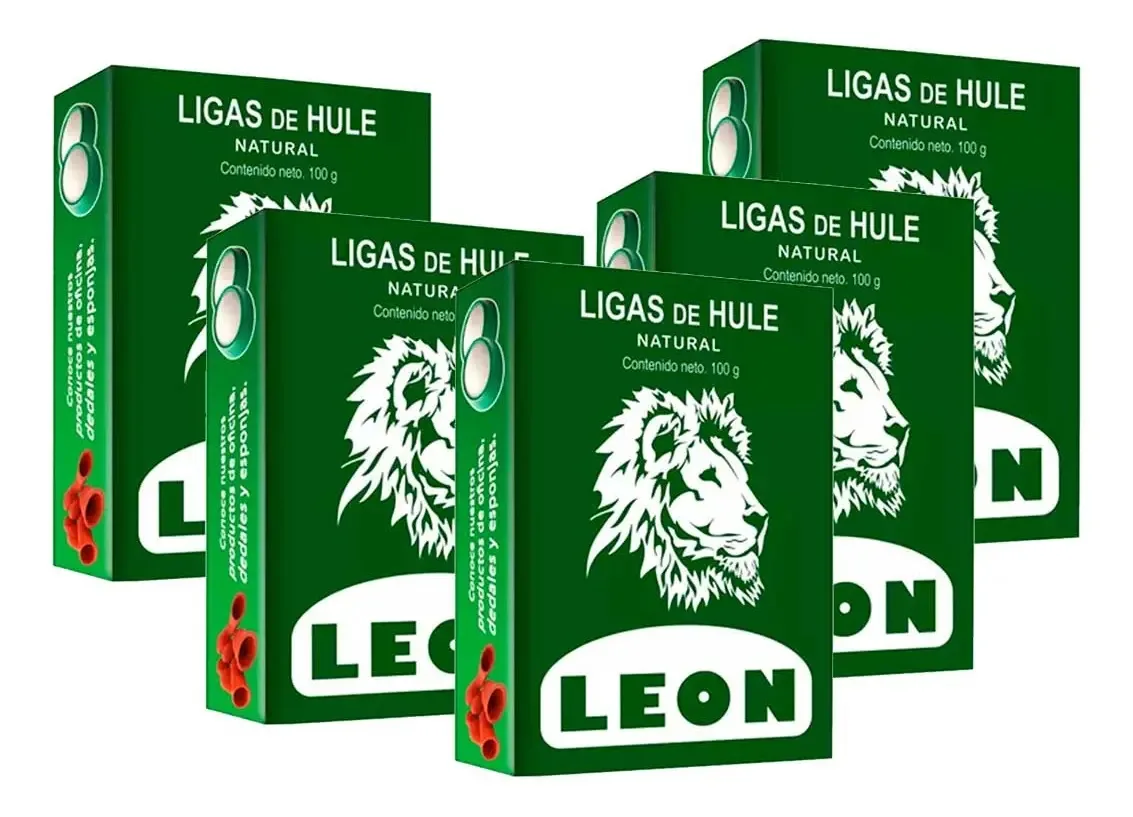 Liga Leon nº 64 Natural 100 Grs. Caixa verde com 5 peças
