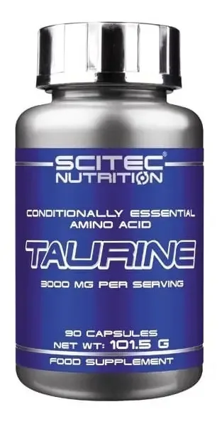 Taurina 3000 mg. 90 cápsulas de aminoácidos. Serviço agrícola.