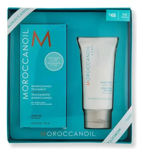Kit Moroccanoil Argan Oil 125ml + Creme Mãos 75ml - Original