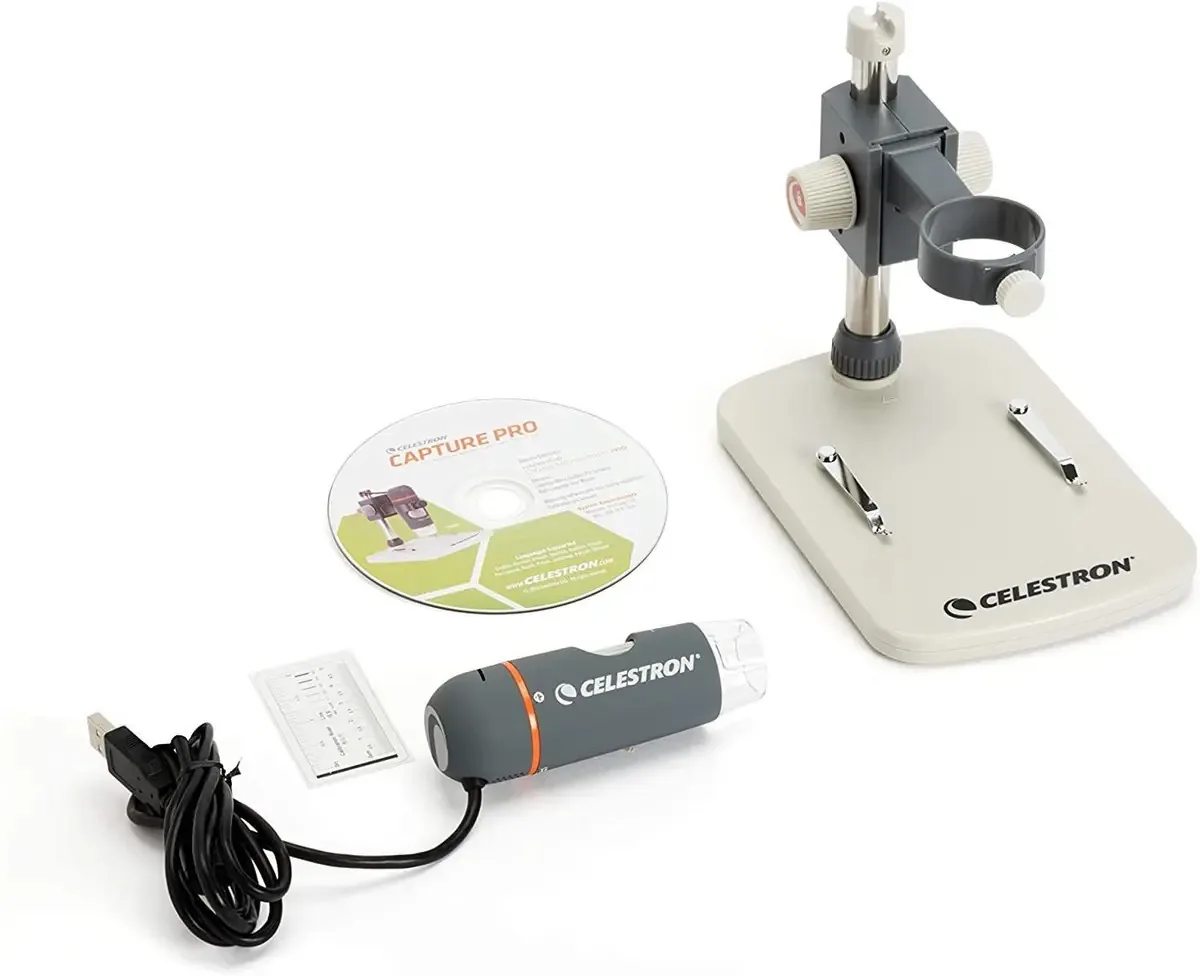 Microscópio portátil digital Celestron 5 MP
