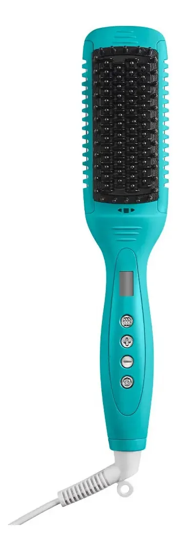 Escova térmica de cerâmica Moroccanoil Smooth Style, azul