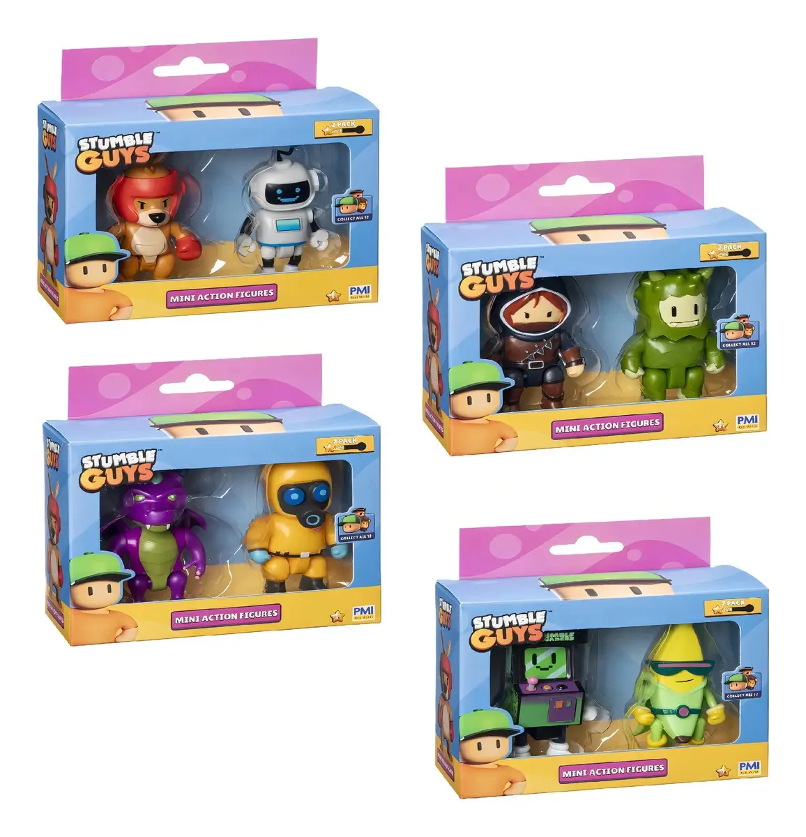 Stumble Guys Figuras De Ação Sortidas Serie 2 Colecionáveis