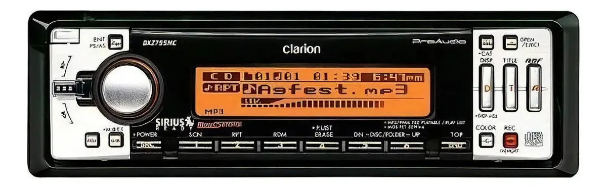 Som automotivo Clarion DXZ755MC