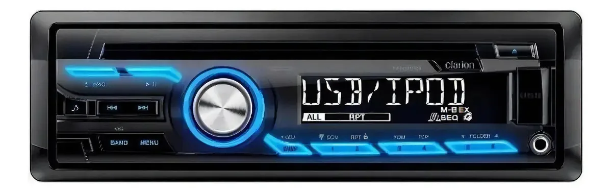Som automotivo Clarion CZ205 com USB e bluetooth