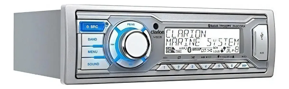 Som automotivo Clarion M505 com USB e bluetooth