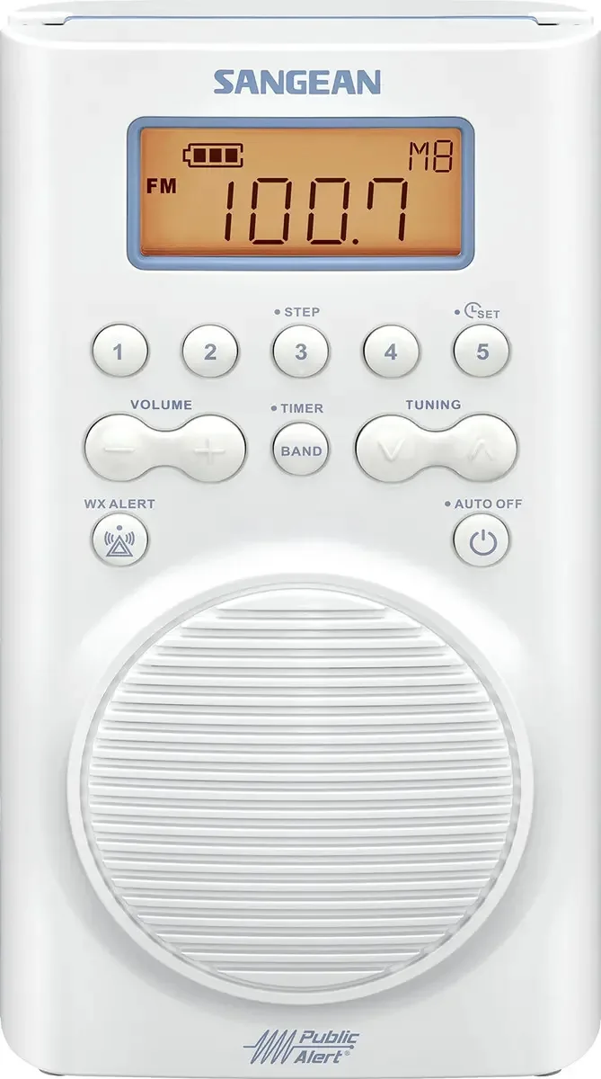 Rádio Sangean H205 AM/FM/SW, Branco