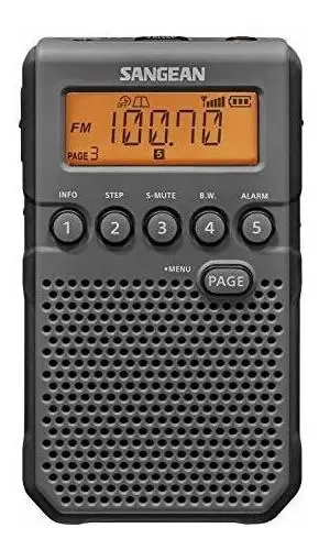 Alerta meteorológico Sangean DT-800bk Am /fm/noaa