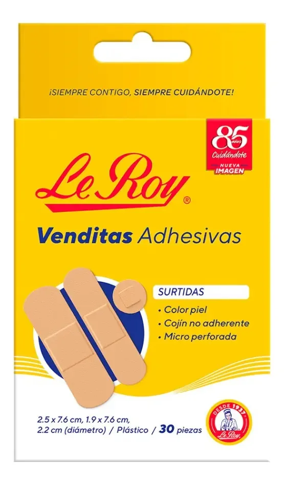 Curativos Adesivos Le Roy 30un Cor Pele