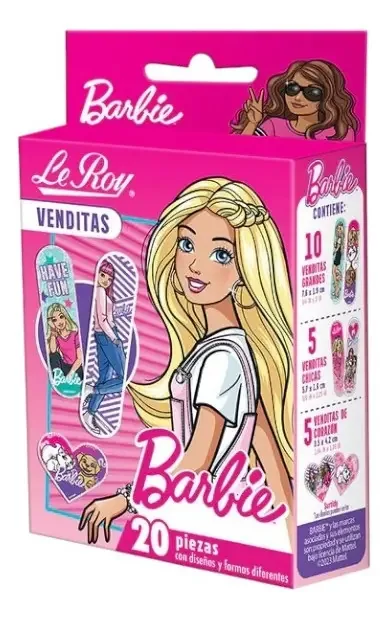 Le Roy Barbie Curativos Adesivos 20un