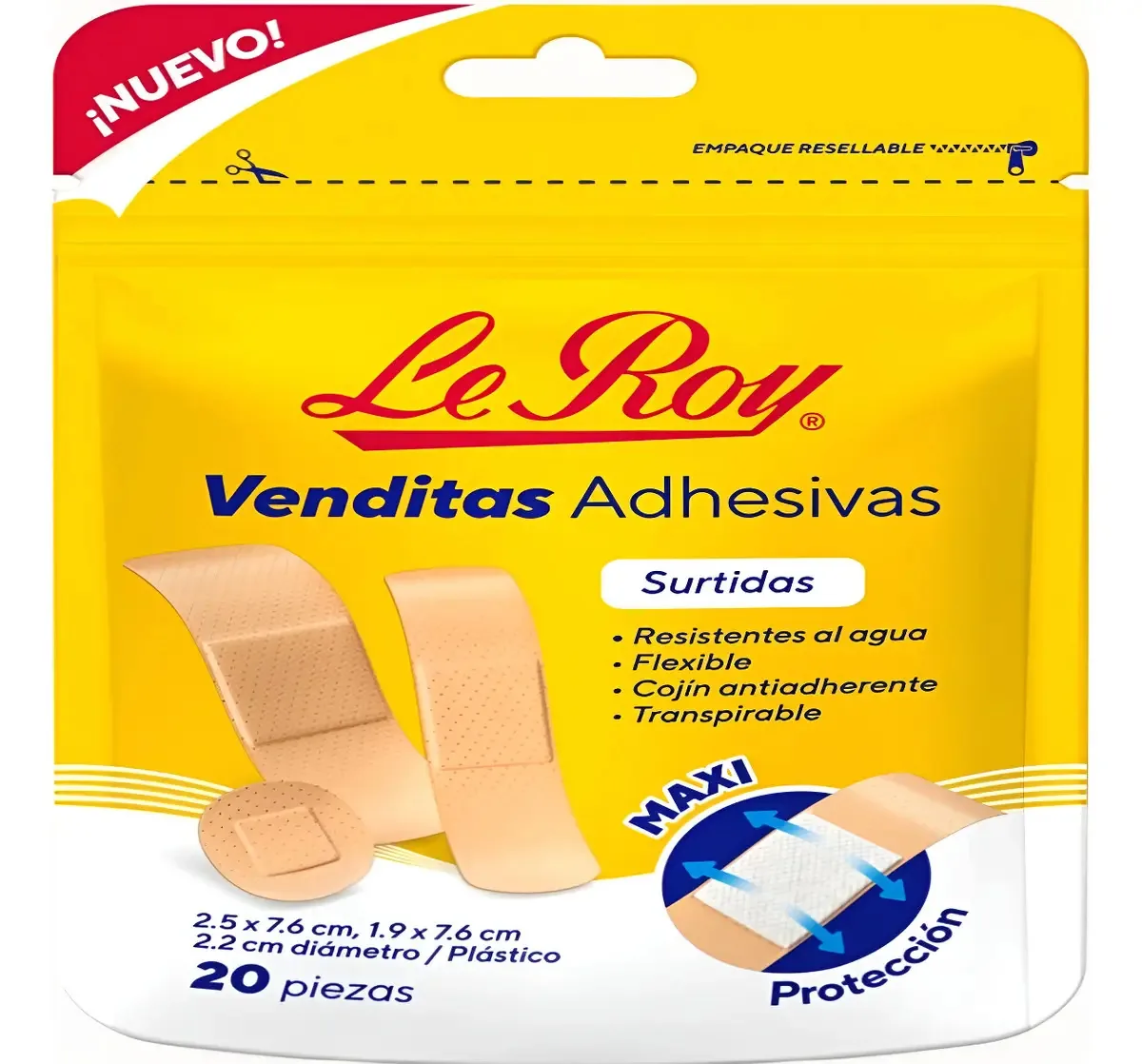 Le Roy Curativos Adesivos Maxi Proteção 20un