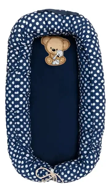 Cama de bebê Moises Bambineto Ninoto Blue