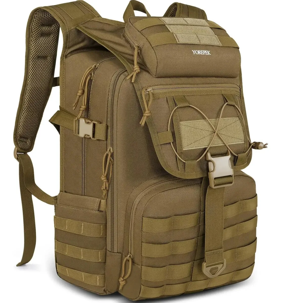 Mochilas para acampamento Mochilas Tácticas Mochilas De Viaje Yorepek 6055 Caqui