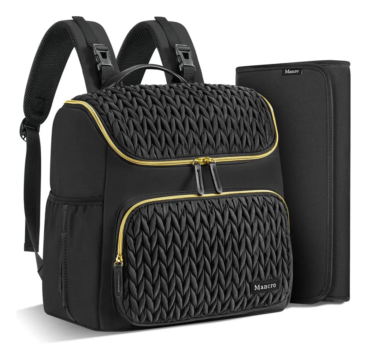 Mochila de câmbio portátil Mochila para bebê Bolso de artigos para bebê
