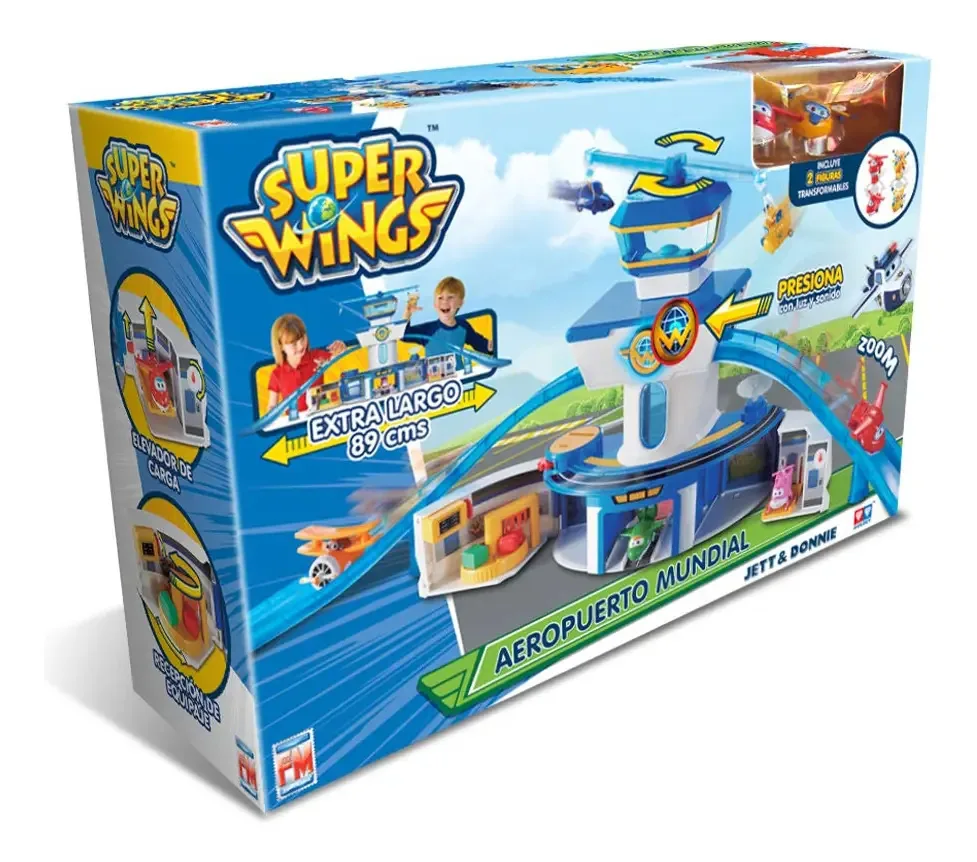 Súper Wings Aeroporto Mundial Playset