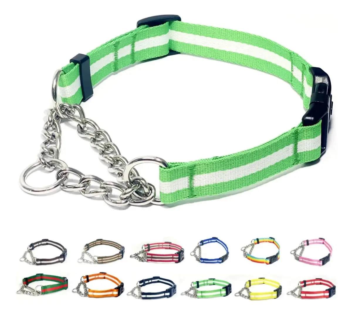 Coleira Puroayet Martingale para cães, coleiras de nylon e