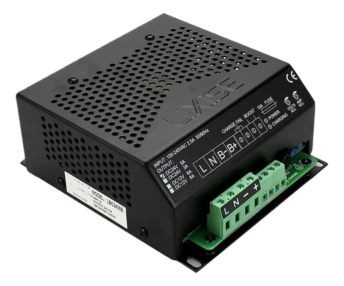 Módulo de carregador de bateria automático Ldhjbnac LBC2405b 24V 5a Gerador de energia Carregador flutuante Venda Adaptador de design de circuito