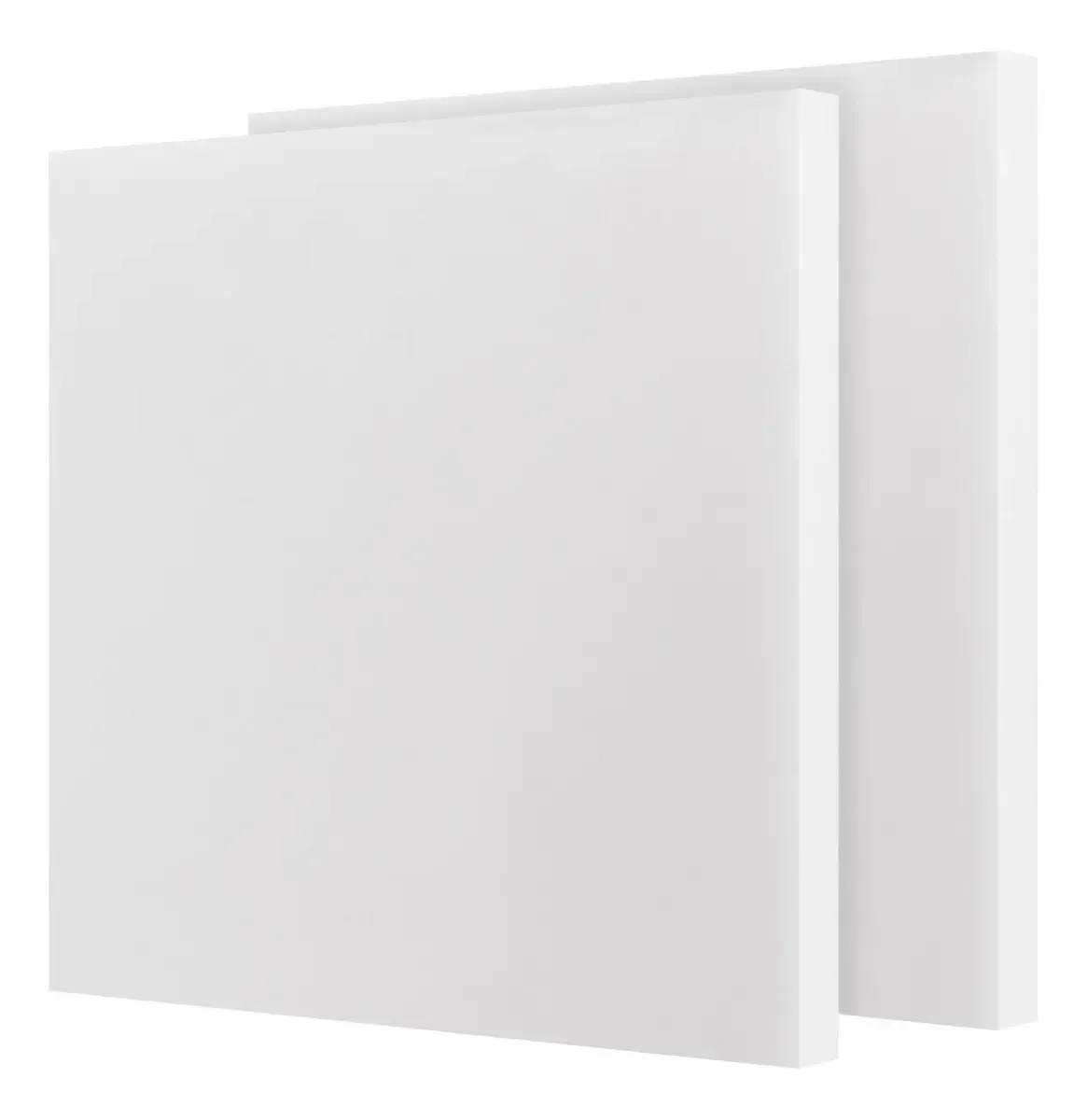 Painéis Uhmw Polietileno Branco Opaco Tabuleiro 25x25 Cm