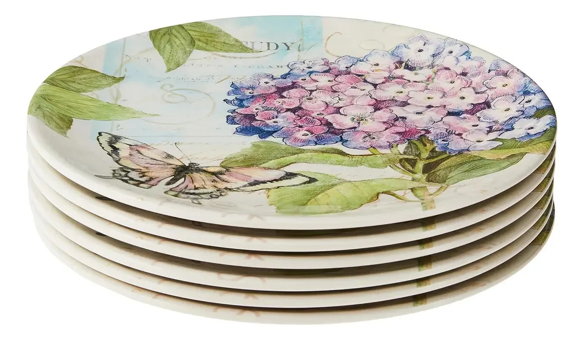 Louça e pratos certificados pela Hydrangea Ga International
