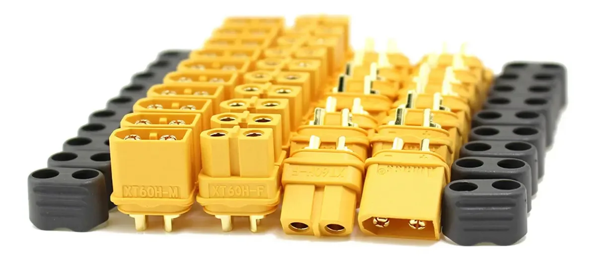 10 pares de conectores Bullet banhados a ouro XT60h para peças RC