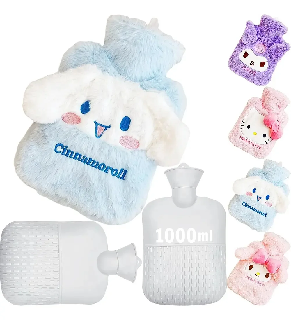2 bolsas e capa compressas Hello Kitty Sanrio Kuromi, kit de 3 peças, cor azul cinamoroll