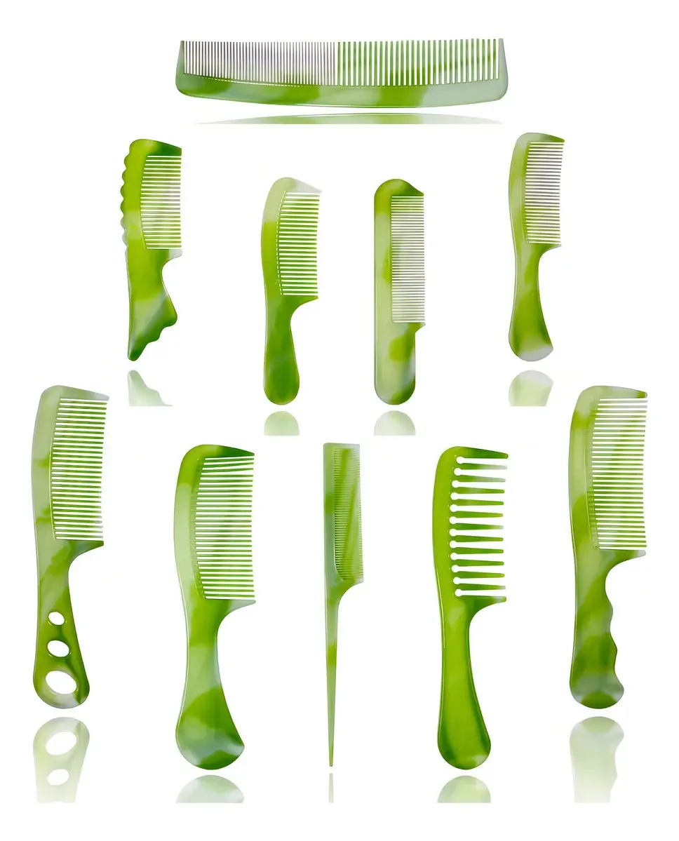 10 pentes de cabelo, pentes para mulheres e homens, pente