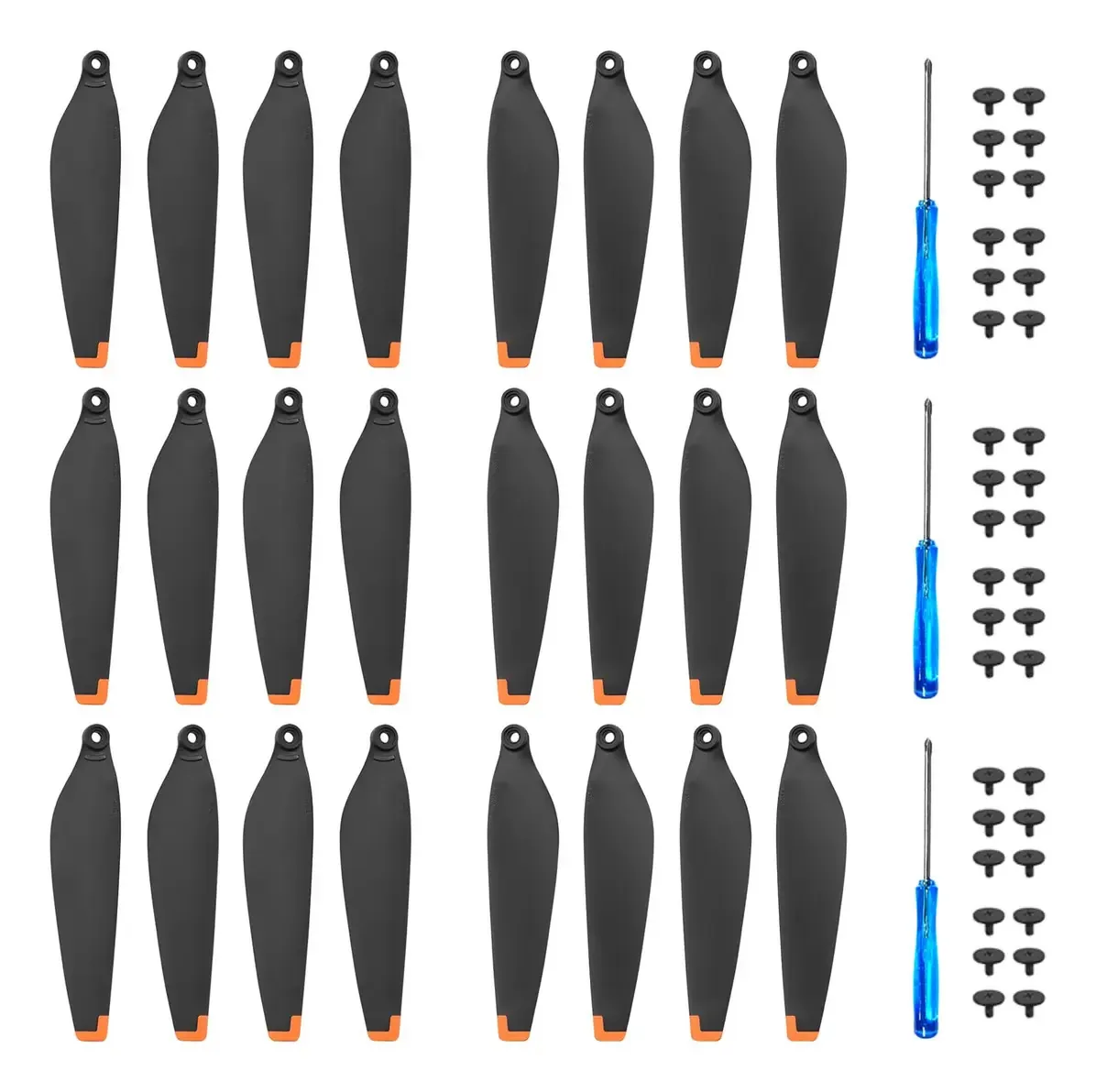 24 hélices Mini 4 Pro e Mini 3 Pro para Dji Mini 4 Pro/min. Cor Preto