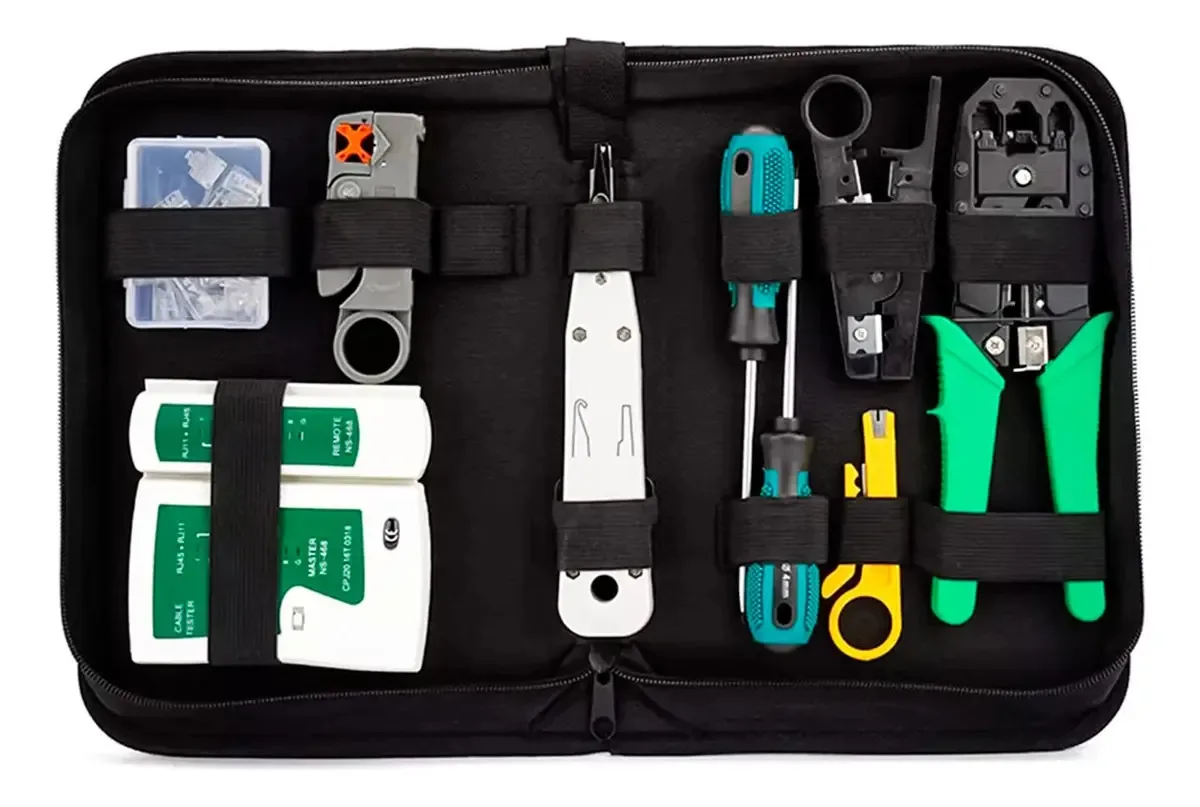 Kit de Ferramentas para Reparo de Cabos de Rede