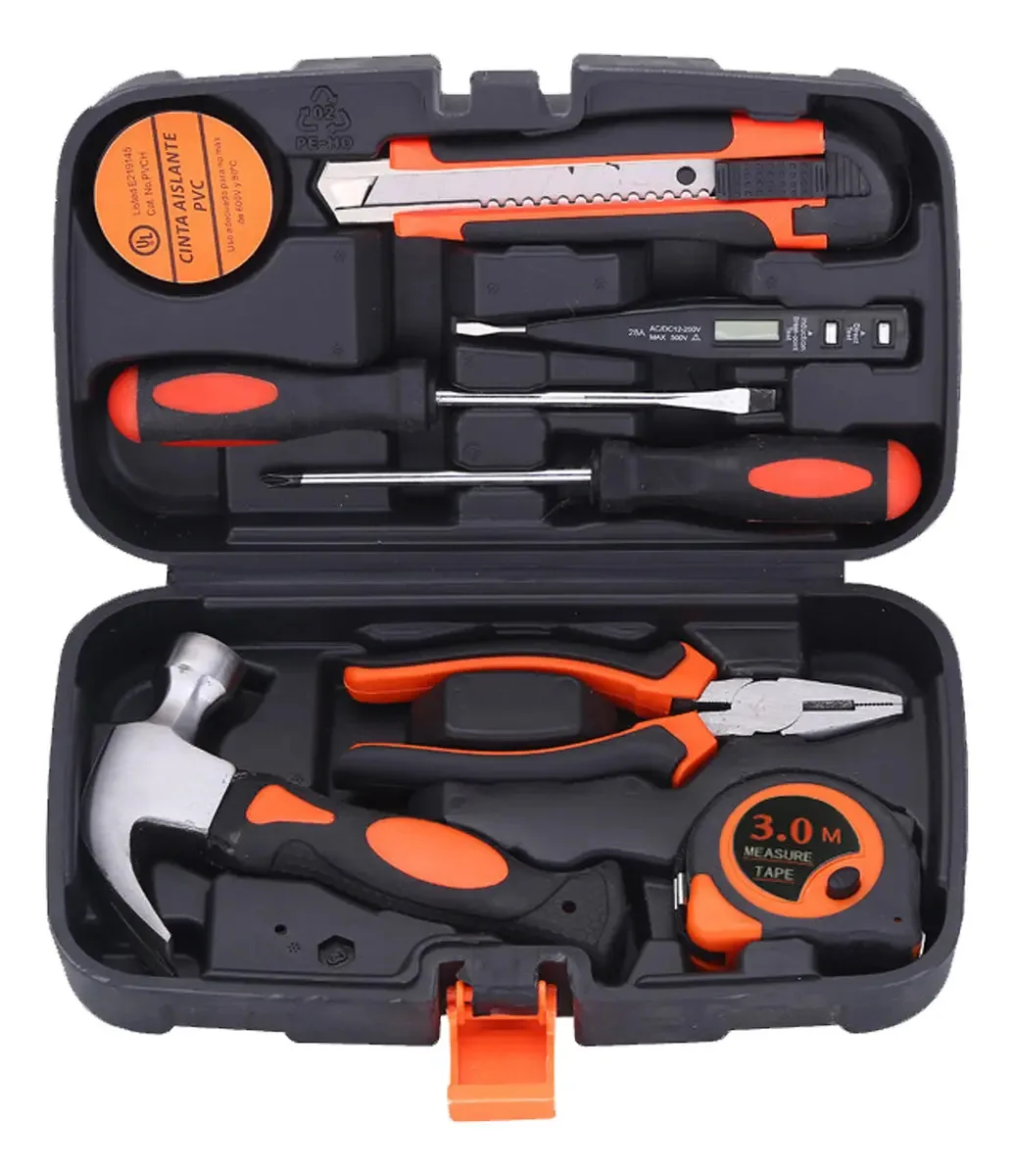 Conjunto de ferramentas de 9 peças Kit de ferramentas manuais