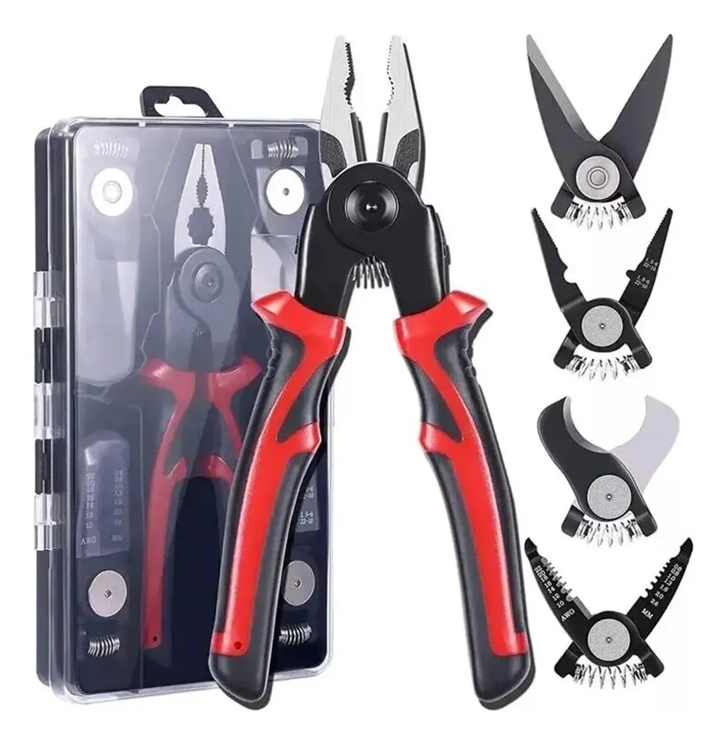 Alicate 5 em 1, alicate de corte, kit de ferramentas multiuso