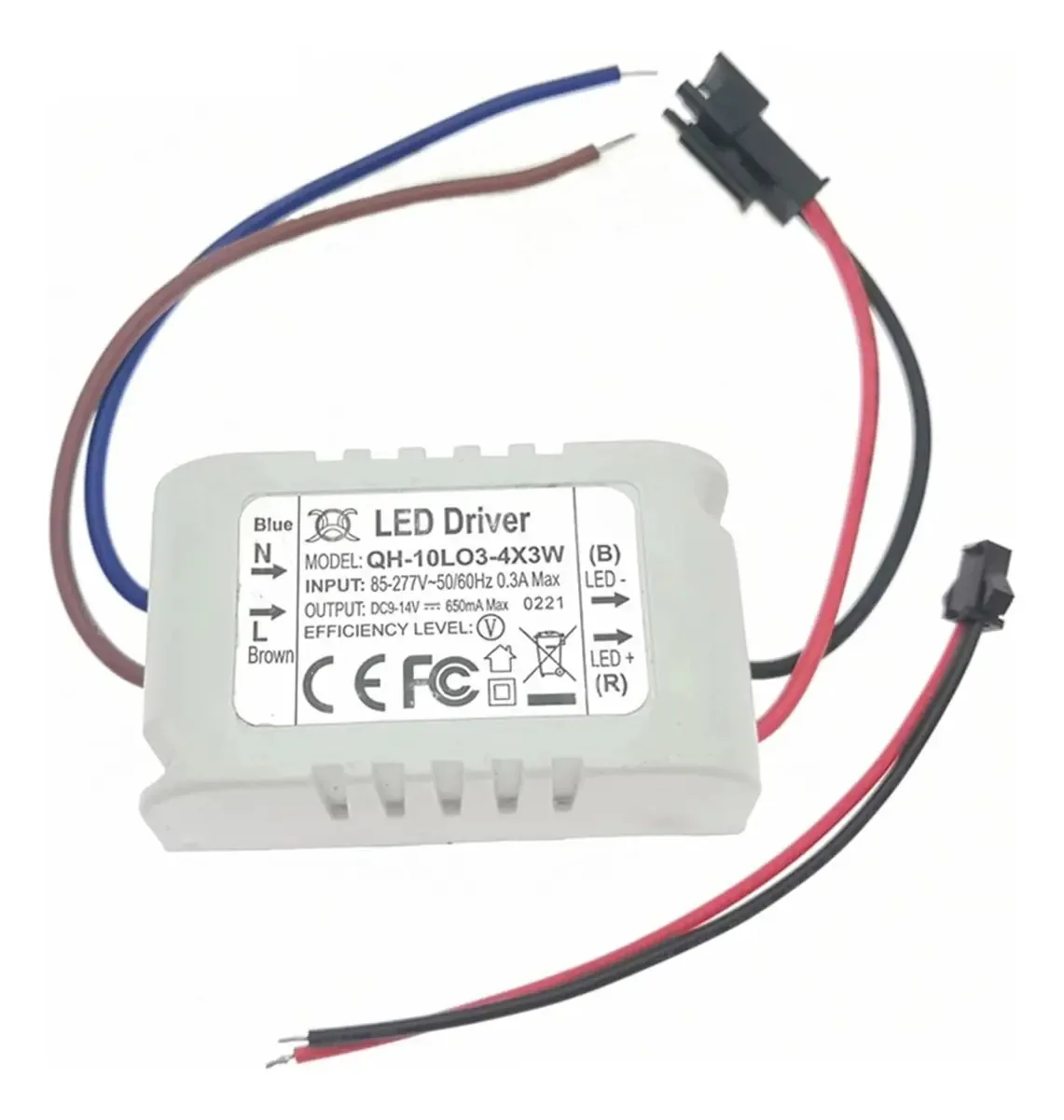 1 unidade. Driver de LED High Pf de corrente constante de 600mA 3w 10w 20w 30w 40w 50w 60w 1-2x3w 3-10x3w 10-18x3w 18-30x3w 18-30x3w Fonte de alimentação de iluminação de lâmpada (w-3-4x3w-dc9-14v)