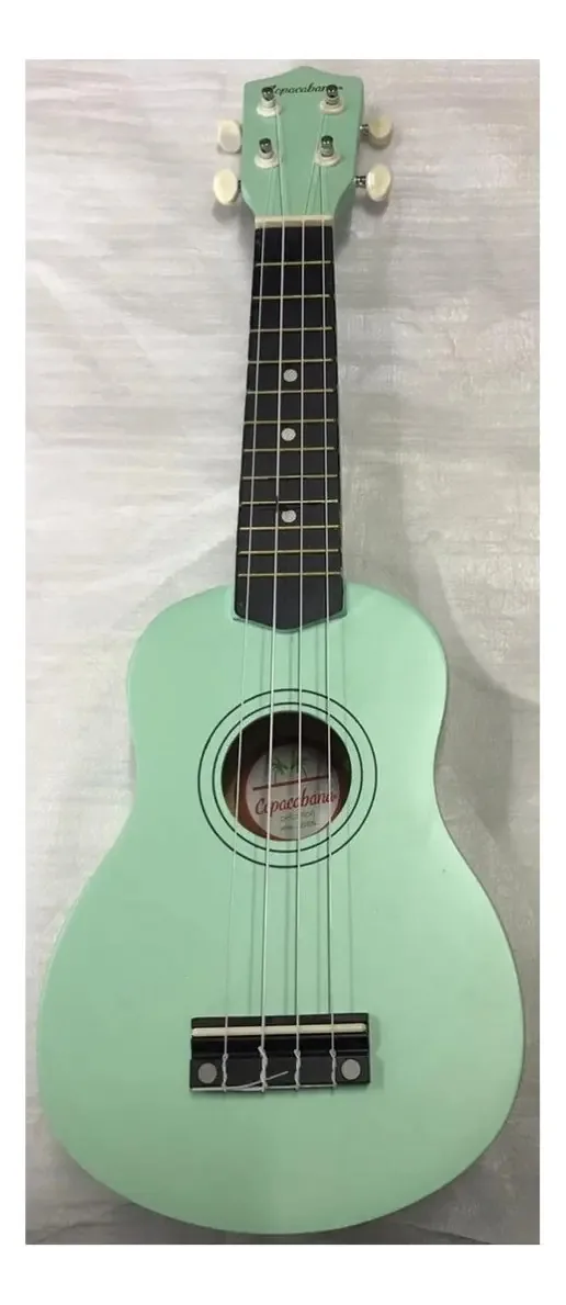 Capa de ukulele soprano verde Copacabana Cpuk015