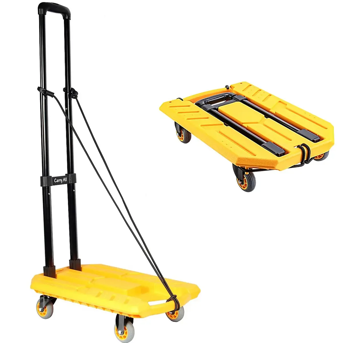 Carrinho de carga de plataforma dobrável Hemes Carry All de 100 quilos