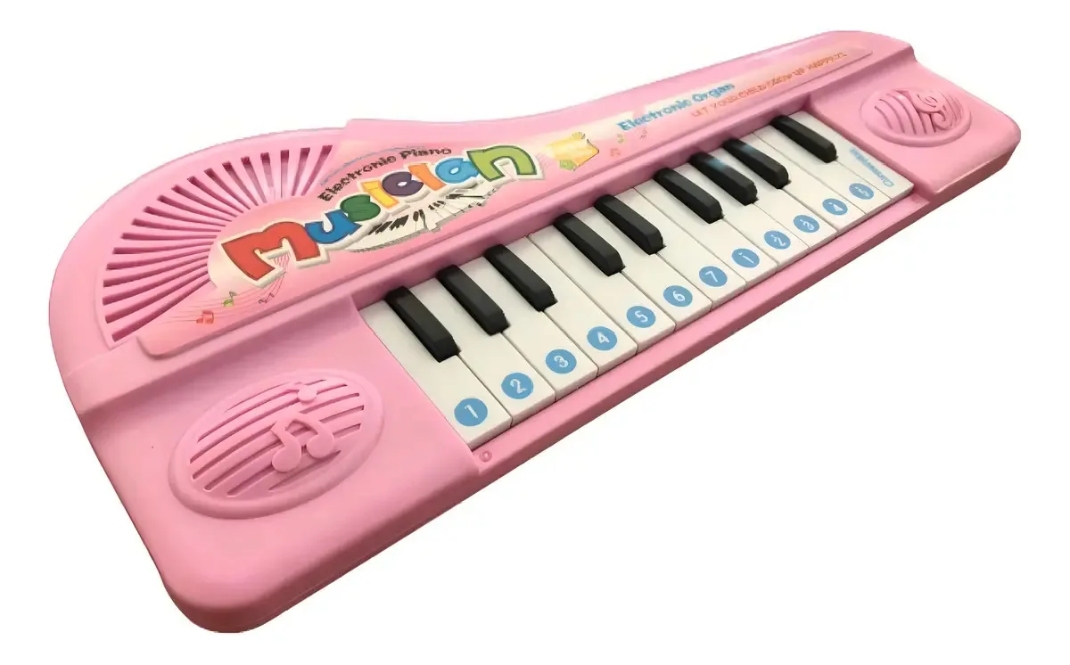 Piano Infantil Médio Rosa