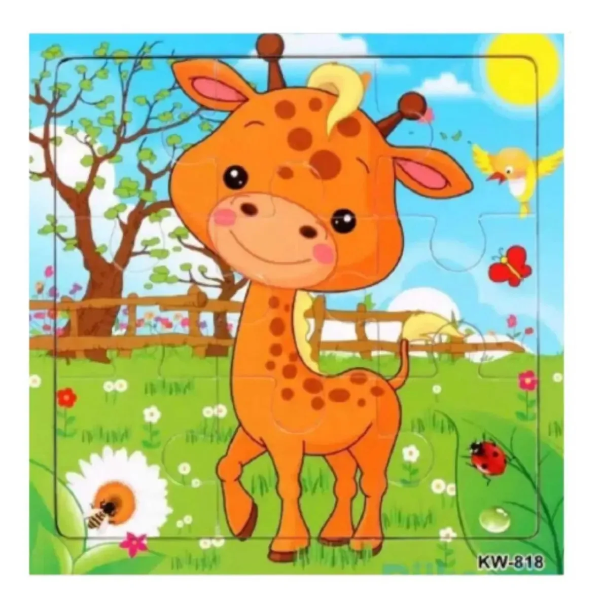 Quebra-cabeça Girafa