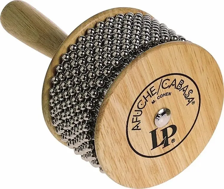 Alça de madeira padrão Latin Percussion Lp234a Afuche Cabasa