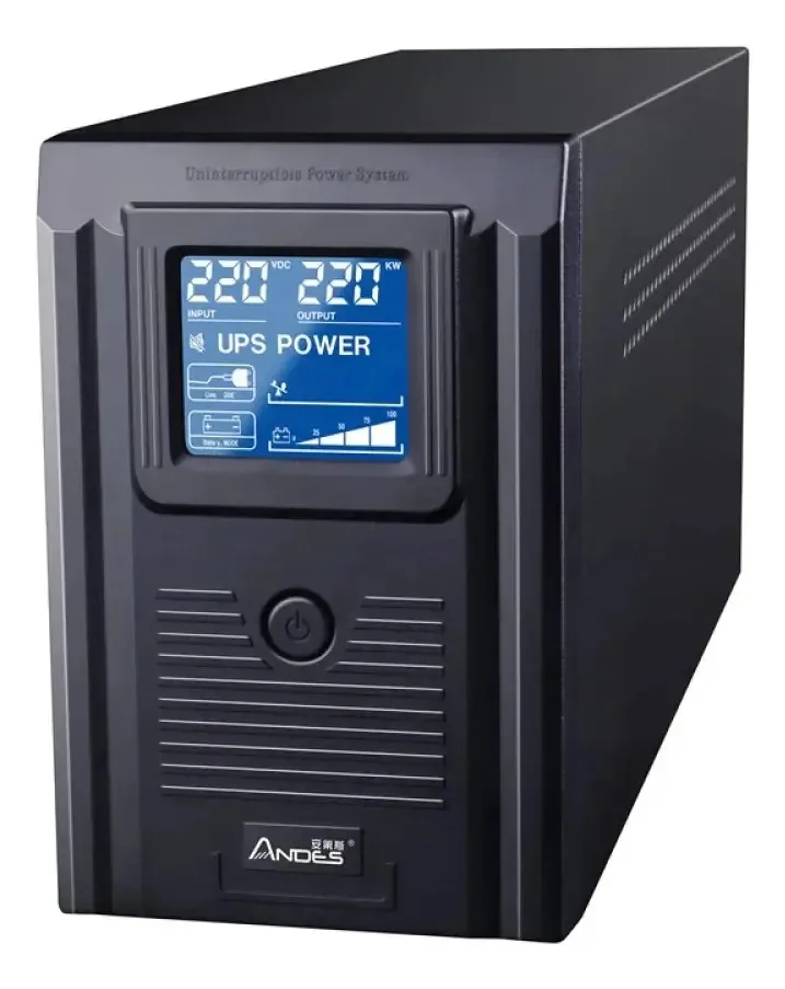 UPS 1000va 600w Entrada e saída 220v cor preta