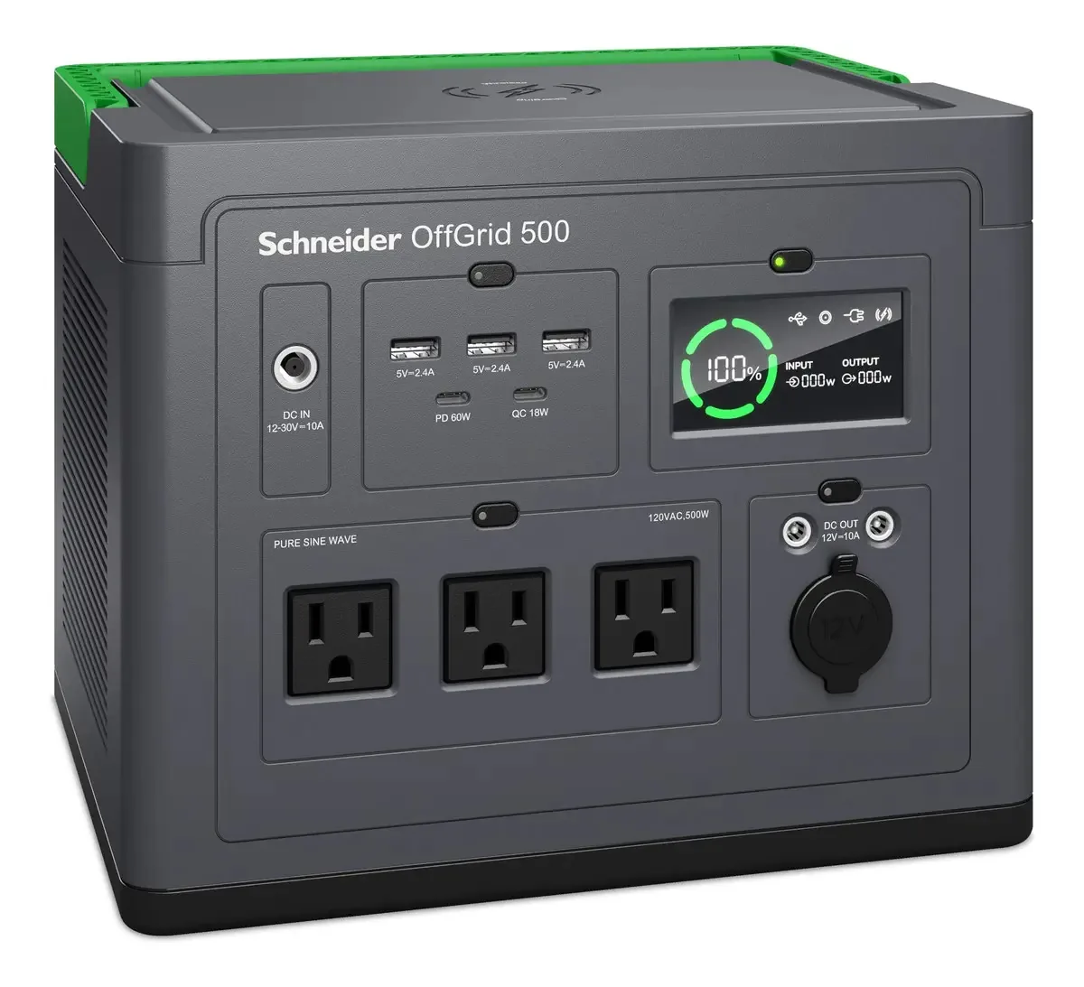 Central elétrica portátil Schneider Offgrid - 500