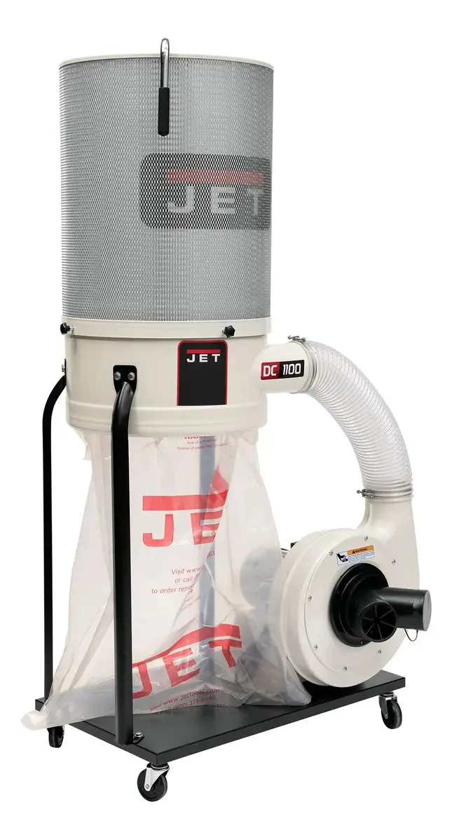 Kit coletor de poeira Jet DC-1100Vx-ck Vasilha de 2 mícrons de 1,5 hp 1ph 115/230 volts
