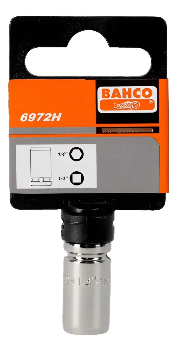 Adaptador Bahco modelo 6972h 1/4 para pontas hexagonais