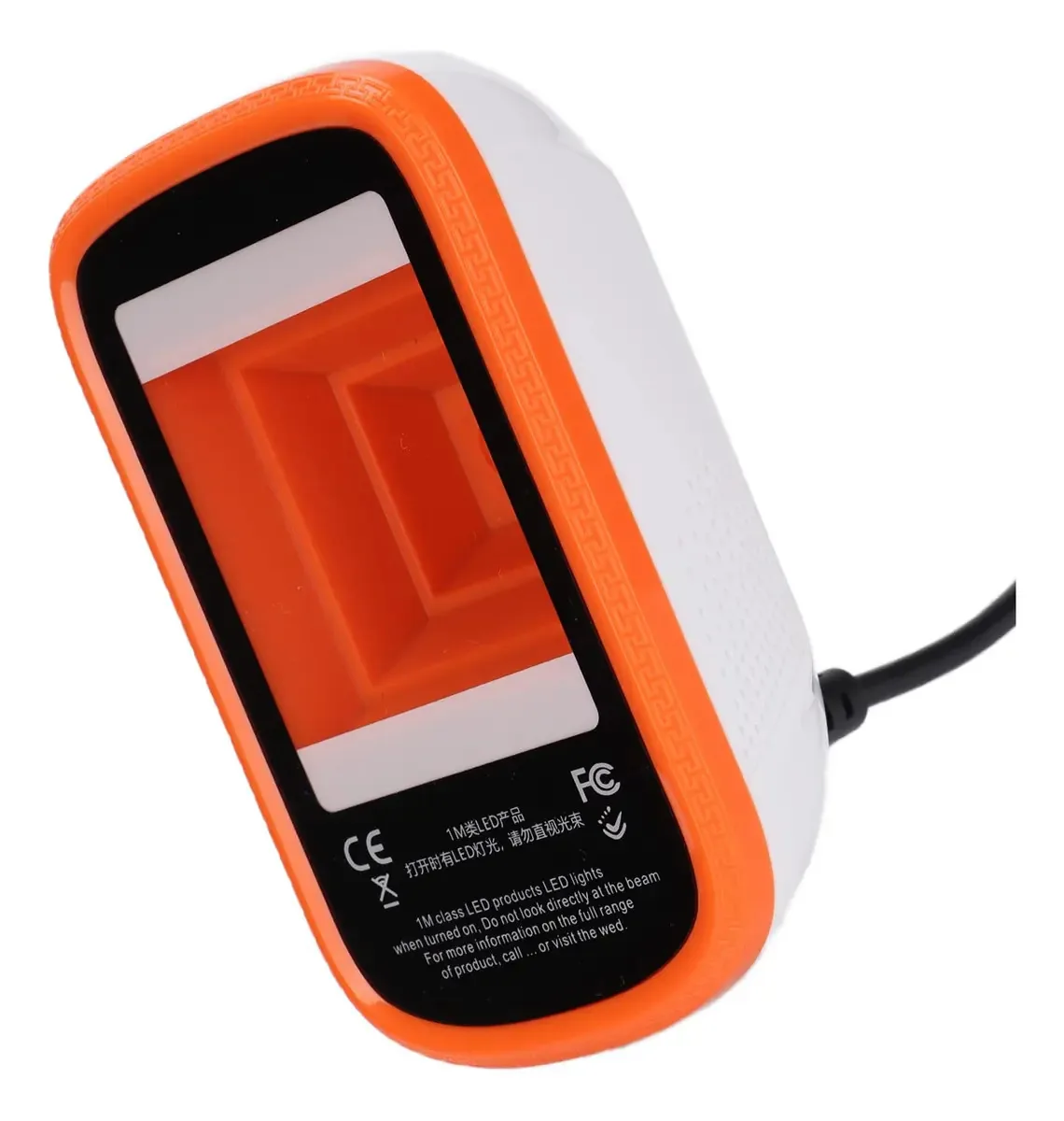 Yitre Scanner Automático de Código de Barras, Scanner de Código de Barras CMOS Plano Inteligente Automático Imagem 2D de Mesa USB com Fio para Restaurante para Supermercado