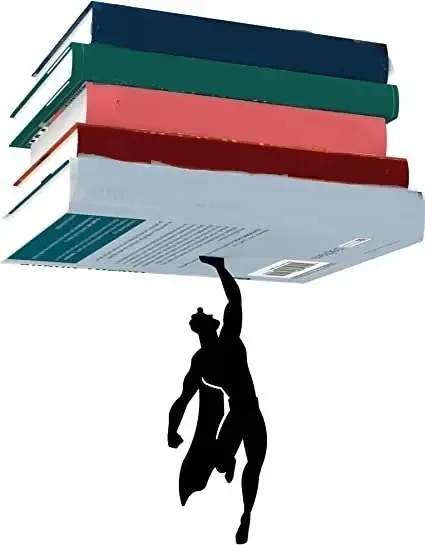 Suportes para livros decorativos, prateleira de metal flutuante, cor preta