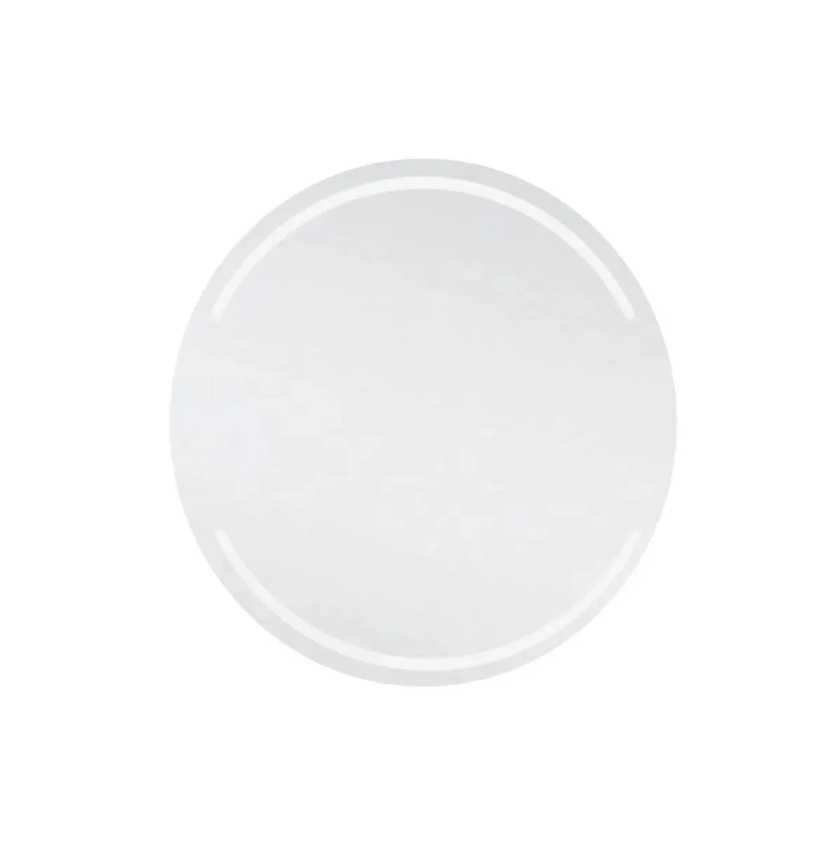 Espelho oval/Jateamento Superior - Espelho 60 X 60 X 1,9