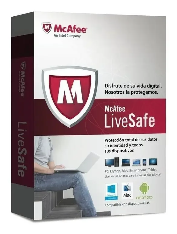 Antivírus Mac Afee Livesafe para dispositivos ilimitados