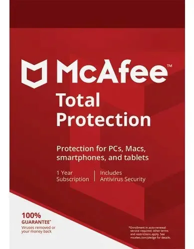Mcafee Antivirus 2017, pacote embalado, 1 PC